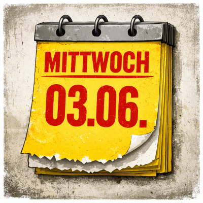 Mittwoch 03.06.